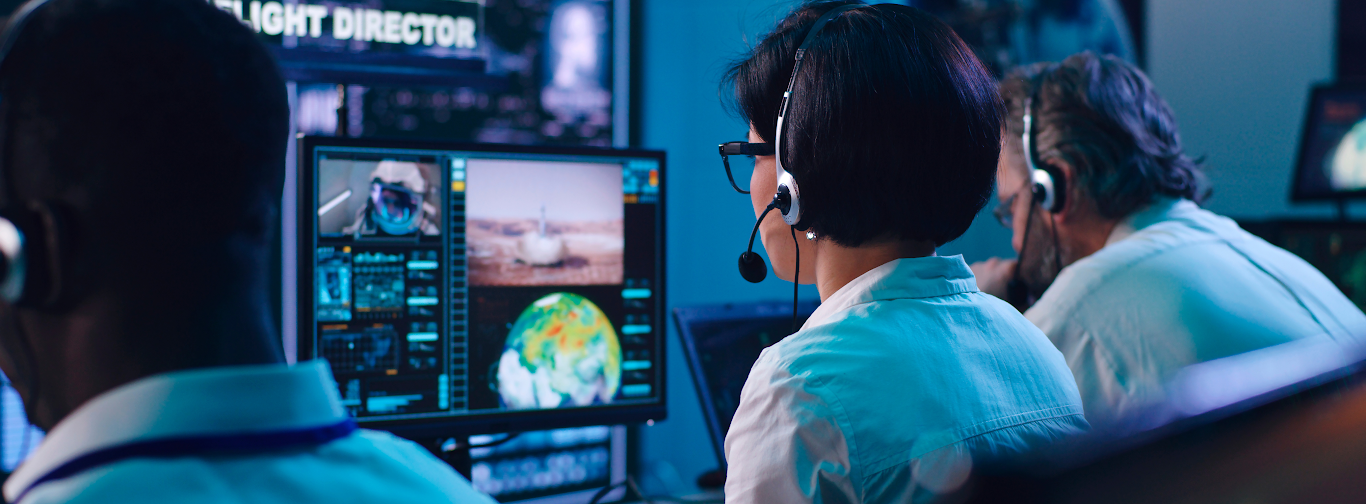 Airline operations team using AI-powered system for real-time rescheduling and cancellation alerts.