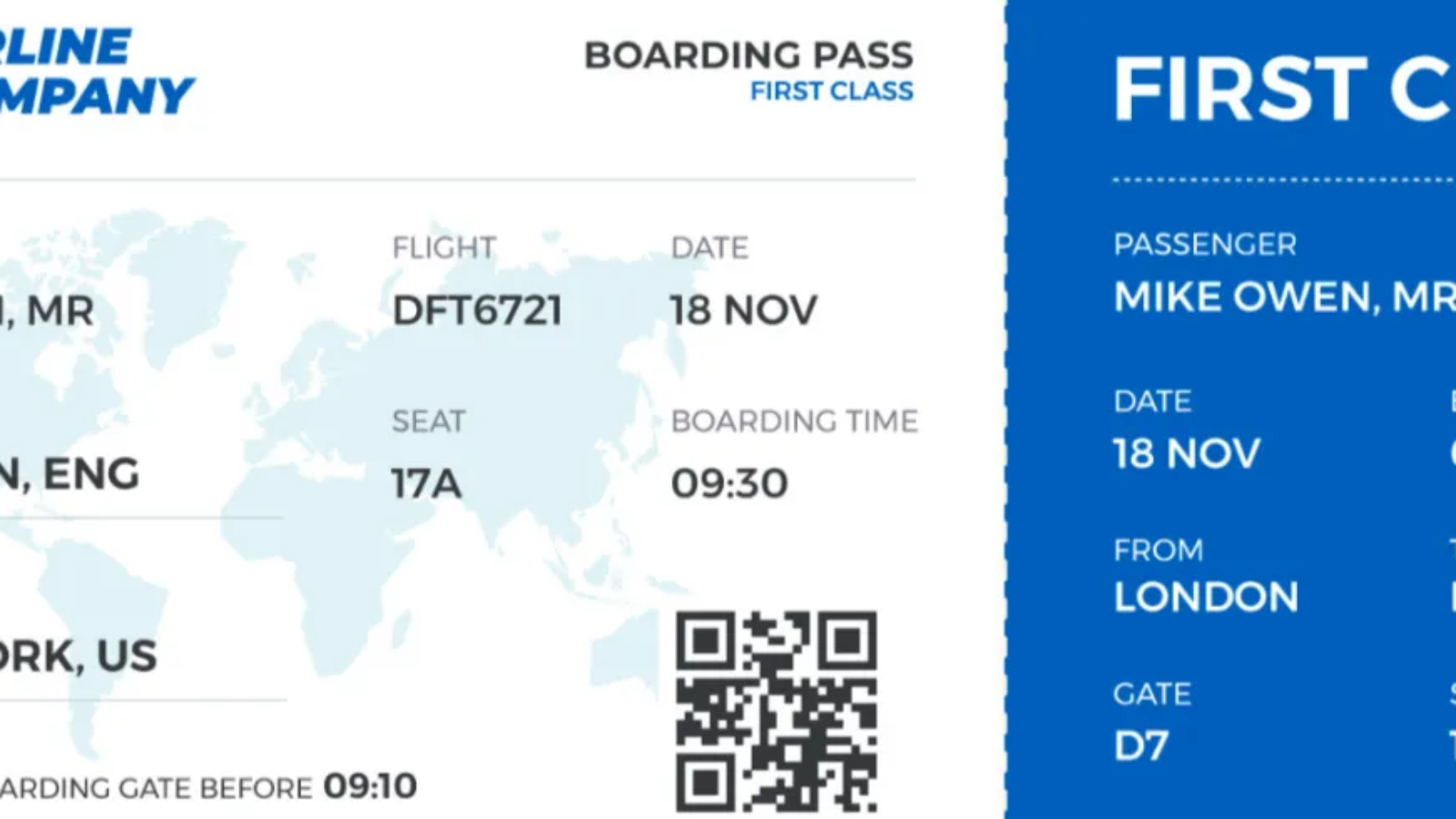 Travel boarding pass graphic – understanding airline overbooking and how to avoid getting bumped