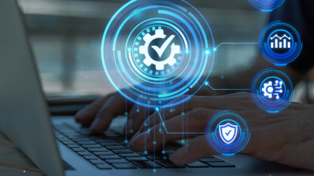 Travel agency CMS dashboard concept – automation, analytics, and compliance tools
