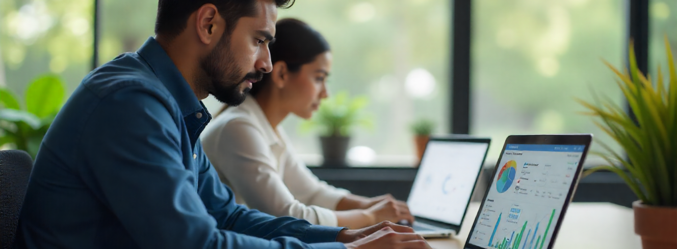 Travel agency team in India using travel agency software to automate bookings, payments, and analytics.